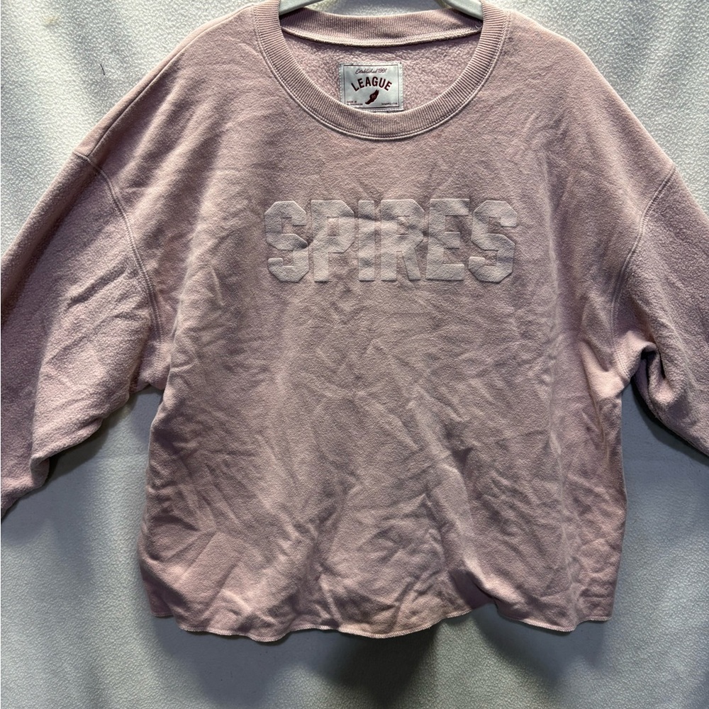 League Soft Pink Fleece Sweatshirt